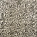 Floral Jaal & Paisley Hand-block Print Rug - White Black