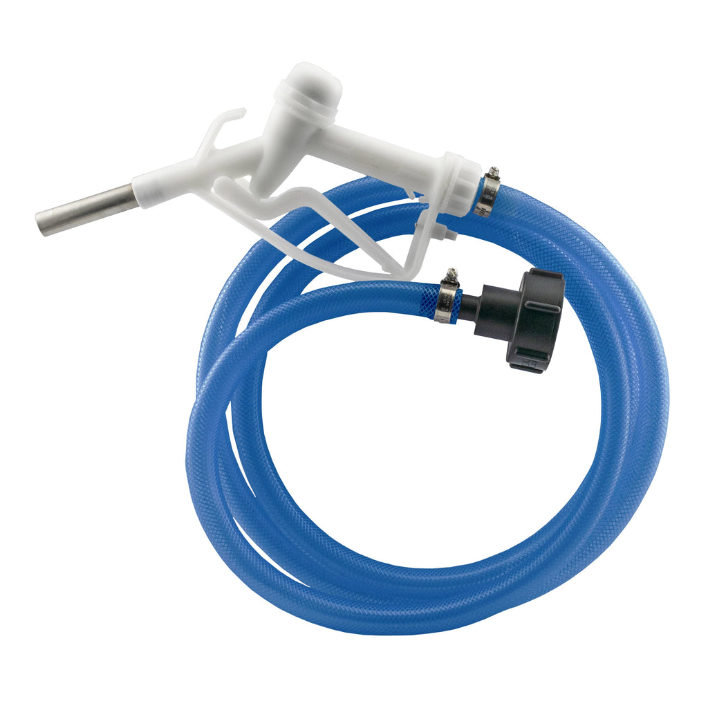 White AdBlue Fuel Nozzle with Tech Hose & S60X6 Adapter-0