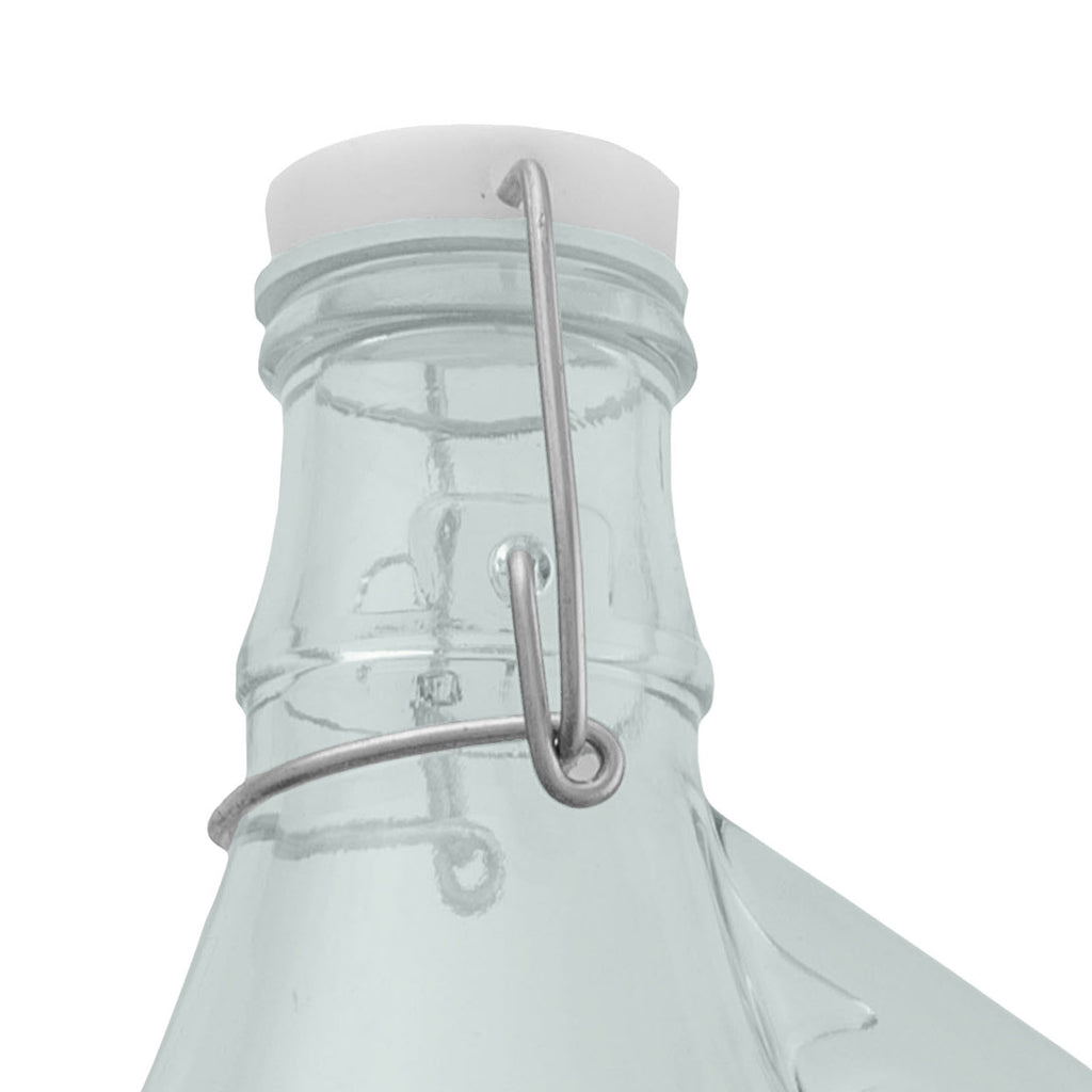 5L Clear Glass Demijohn Bottle with Swing-top Cap-3