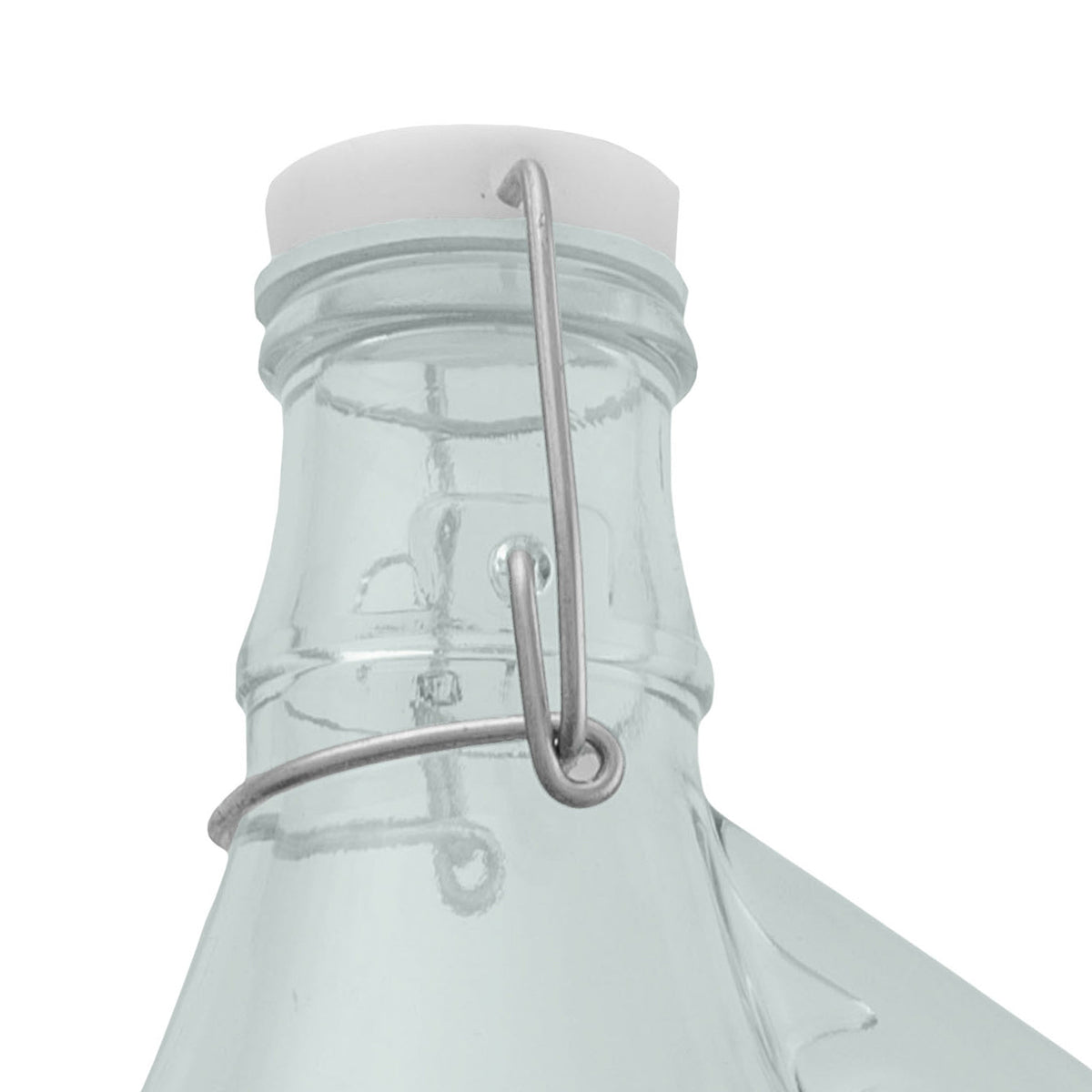 5L Clear Glass Demijohn Bottle with Swing-top Cap-3