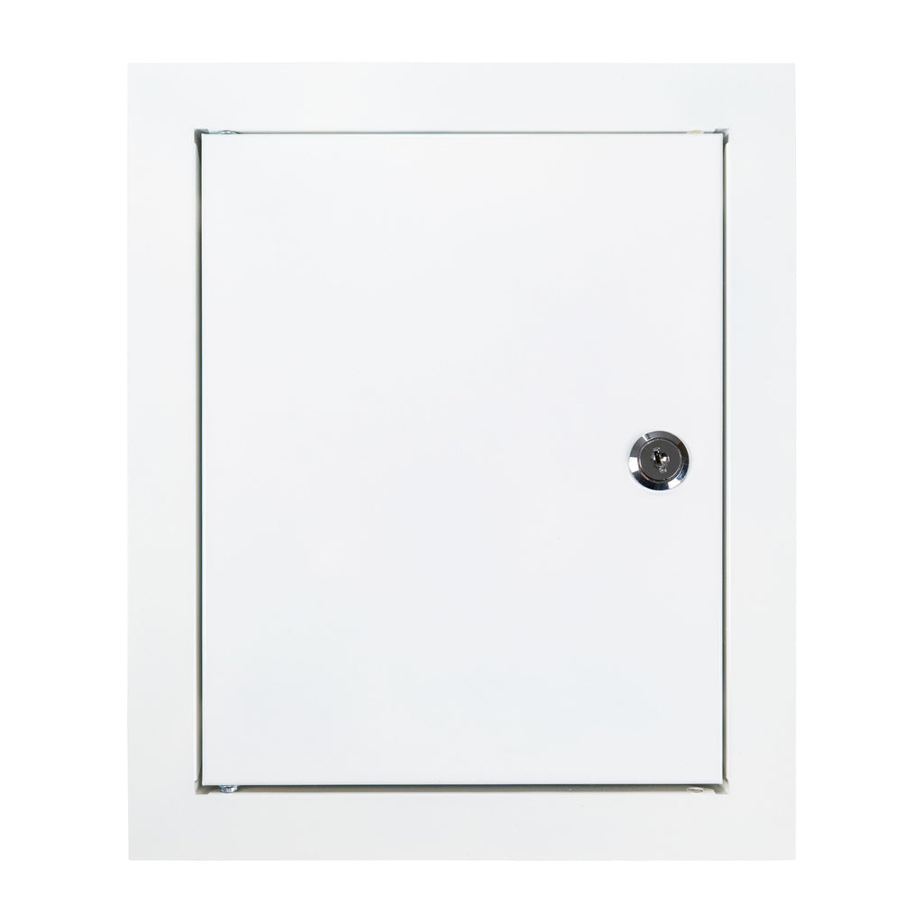 Lockable White Access Panel Service Door, 250mm x 300mm-1